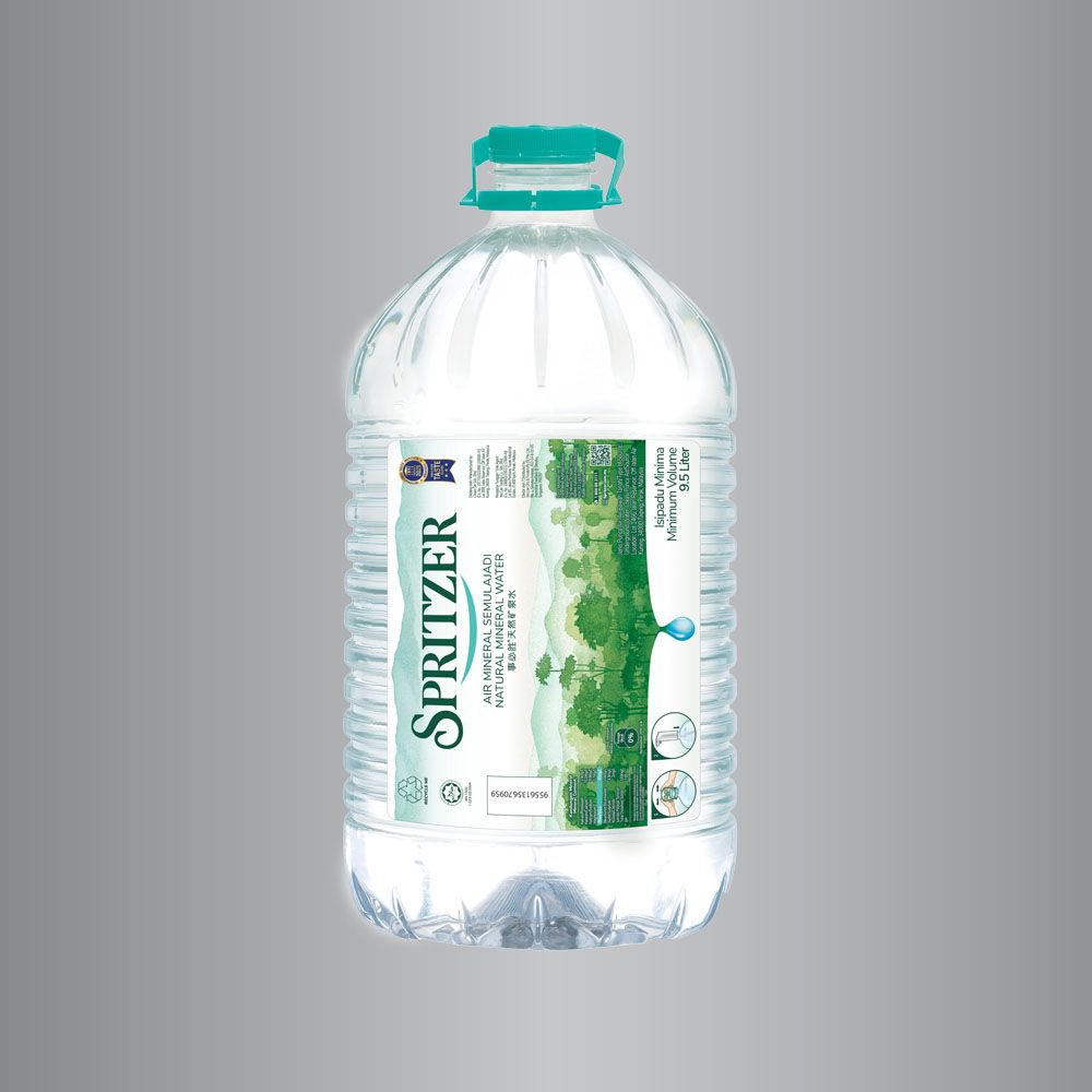 SPRITZER NATURAL MINERAL WATER 9.5L X 2