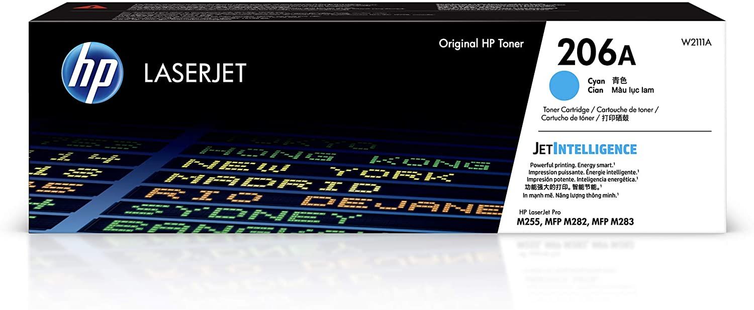 HP W2111A Laserjet Toner Cartridge (HP 206A) Cyan Colour
