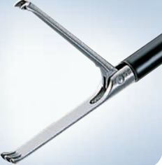 OLYMPUS Jaws insert "HiCura", 5 x 330 mm, grasping forceps, claw type, monopolar