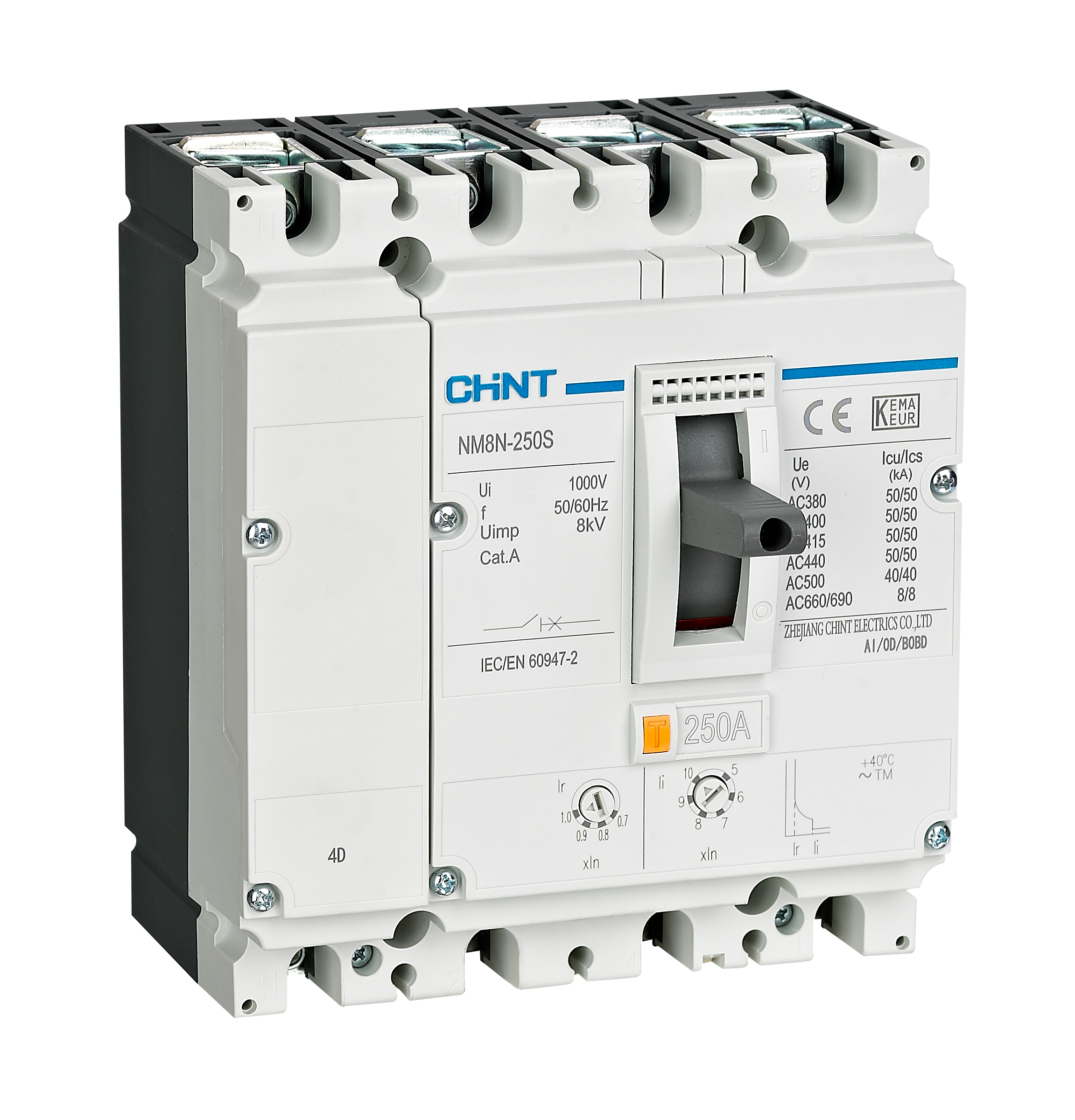 CHNT NM8N MCCB 4 Pole (70kA)