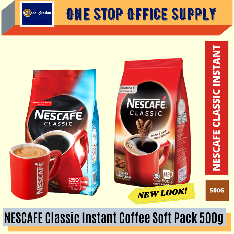 NESCAFE Classic Refill 500g /Nescafe /Nescafe Coffee Refill /Classic Instant Coffee Refill /Necafe Classic Refill /Nescafe Classic Instant Coffee Refill