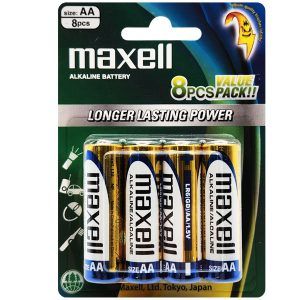 8PCS BATTERY AA (1.5V) MAXELL ALKALINE ( BELL INTEGRATED SOLUTIONS SDN BHD )