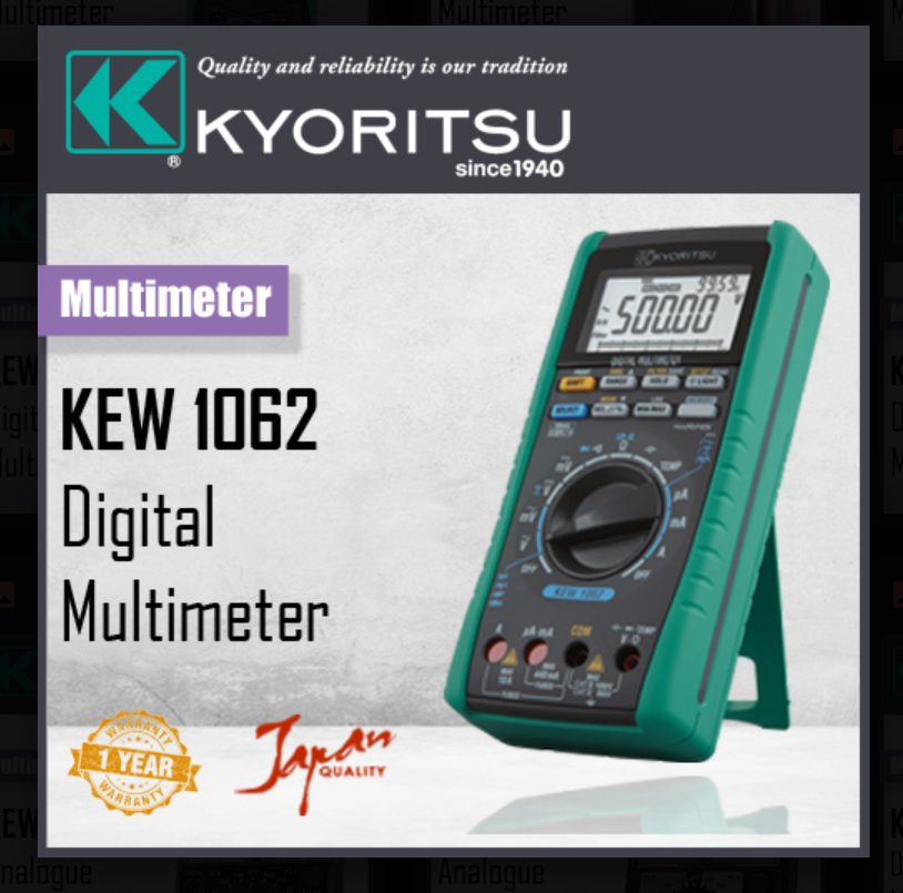 KYORITSU 1062 DIGITAL MULTIMETER