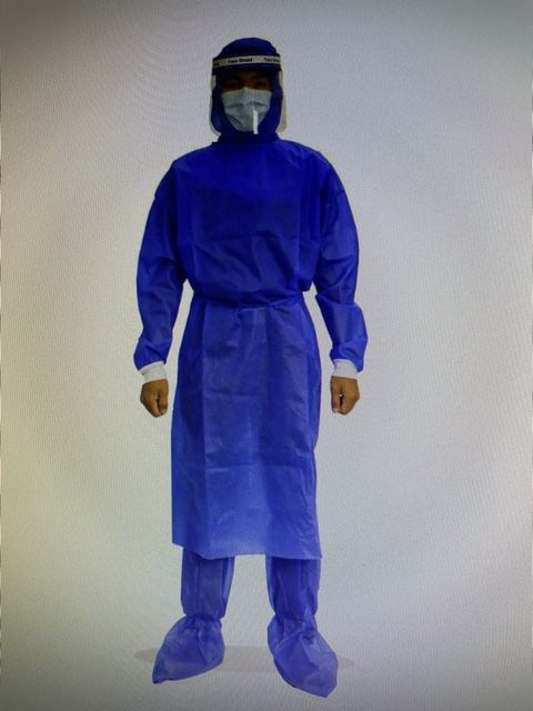 QS PPE - FULL SET (Isolation Gown + Face Shield + Head Cover + Boot Cover) | RPWP Healthcare