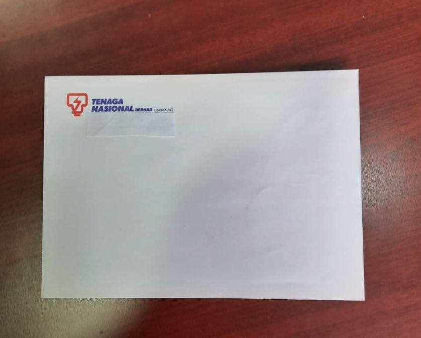 Sampul Putih Peel & Seal A4 Dengan Logo TNB (2,000 keping)