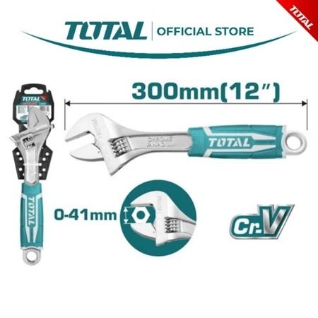 Total Adjustable Wrench THT101086 [8'] / THT101126 [12']