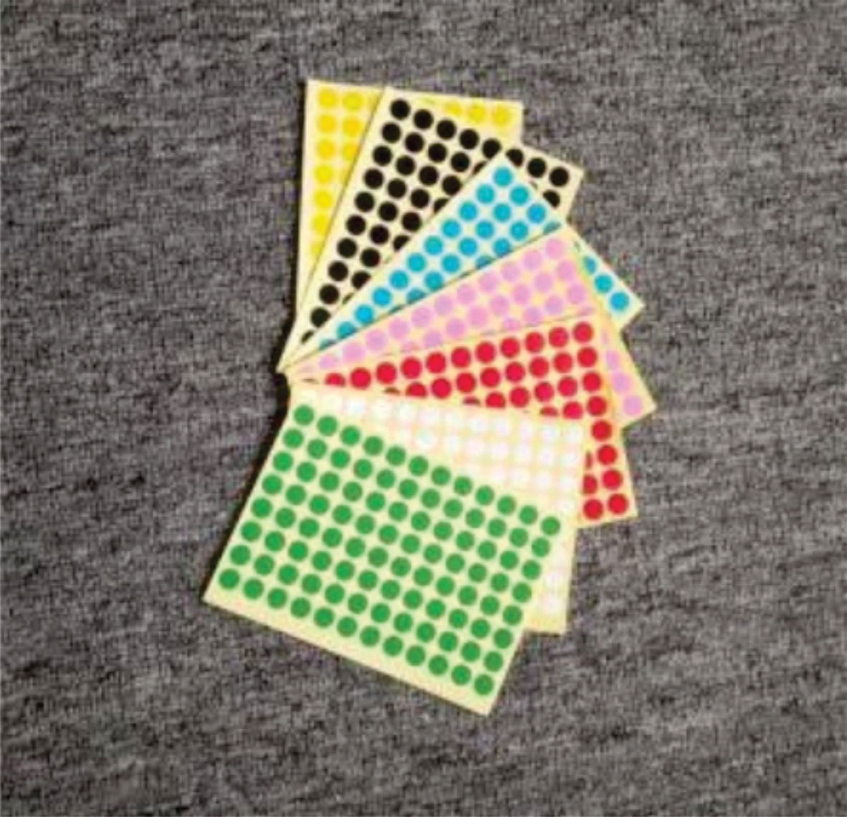 Ocha - 13 mm Circle Round Color Coded Adhesive Label Dot Sticker various colou