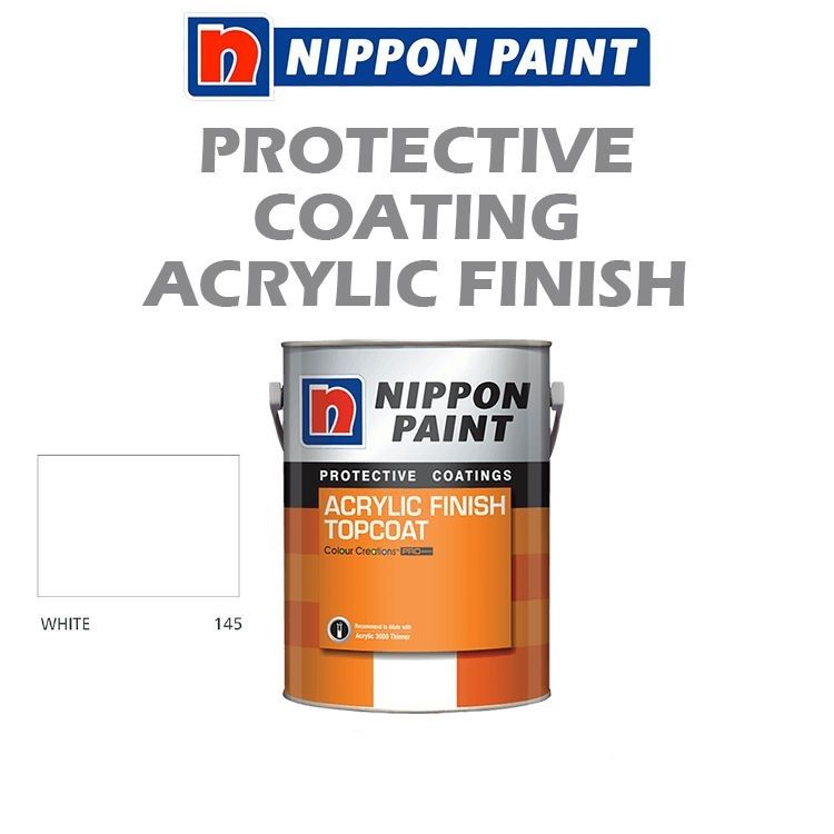 NIPPON HIGH PERFORMANCE PROTECTIVE COATING - ACRYLIC FINISH - WHITE 145