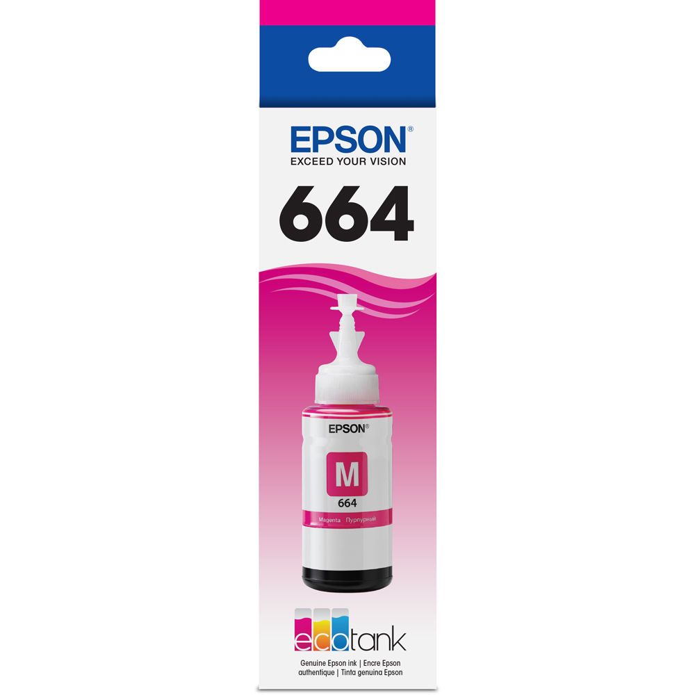 Epson Ink Bottle T664 Magenta