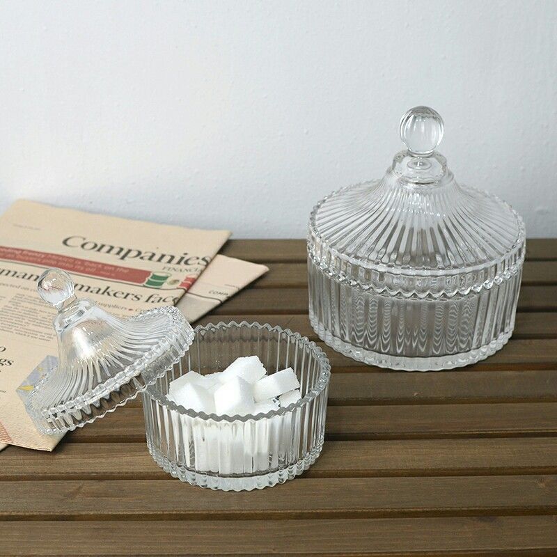 QS Glass Candy Jar Large