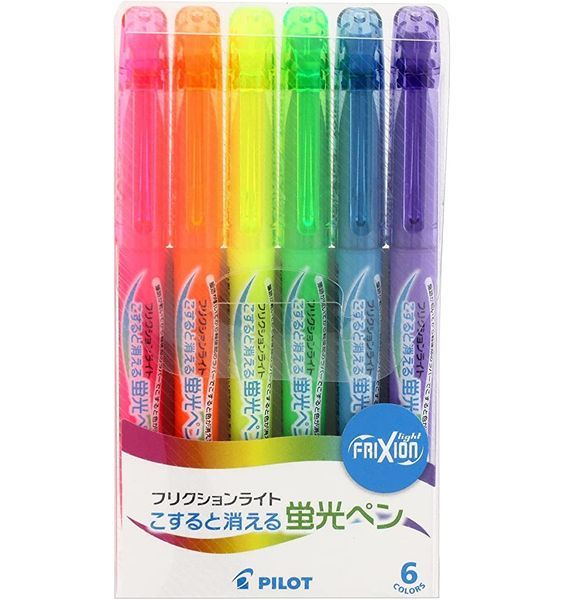Pilot FriXion Light Set of 6 Regular Colour