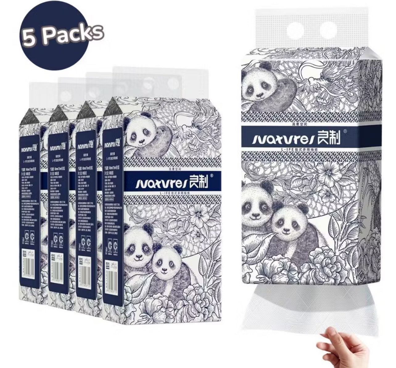 Hanging Tissue Tissue Hanging Tissue Soft Deluxe Tissue Facial Tissue Cheerful Tissue Comfortable Tissues Hanging Tisu 5000 Sheets