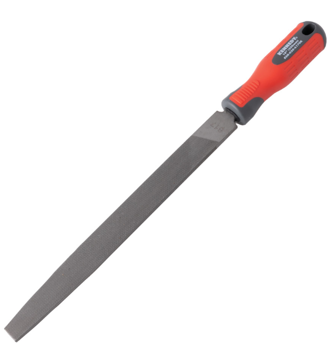 Kennedy-Pro 250mm (10") Flat Second Engineers File With Handle KEN0306170K