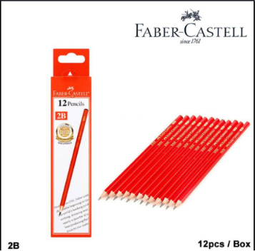 FABER CASTELL 1323-2B PENCIL / Faber Castell / 2B Pencil / Pensil / Faber Castell 2B Pencil