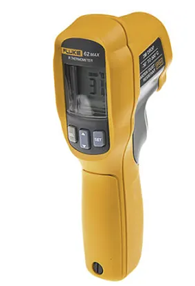 *Fluke 62 MAX Infrared Thermometer, -30°C Min, ±1.5 % Accuracy, °C and °F Measurements