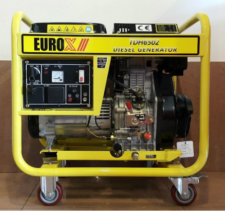 Genuine Malaysia EuroX Warranty - EuroX Europower TDH6502 Diesel Generator 4500W ID009470