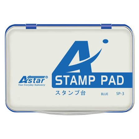 Astar No.3 Stamp Pad - Black Blue Red (SP3) (DELIVER TO SABAH & LABUAN ONLY)