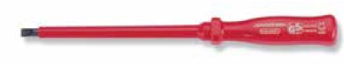 JONNESWAY 1000V INSULATED SCREWDRIVER, SIZE: 1.0X5.5X125MM