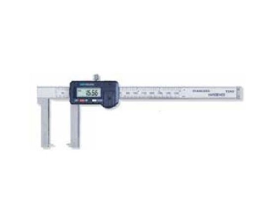 Temo 0-300mm External Groove Digital Caliper with Round Anvil - 480mm Long, Limit Error 卤0.05mm