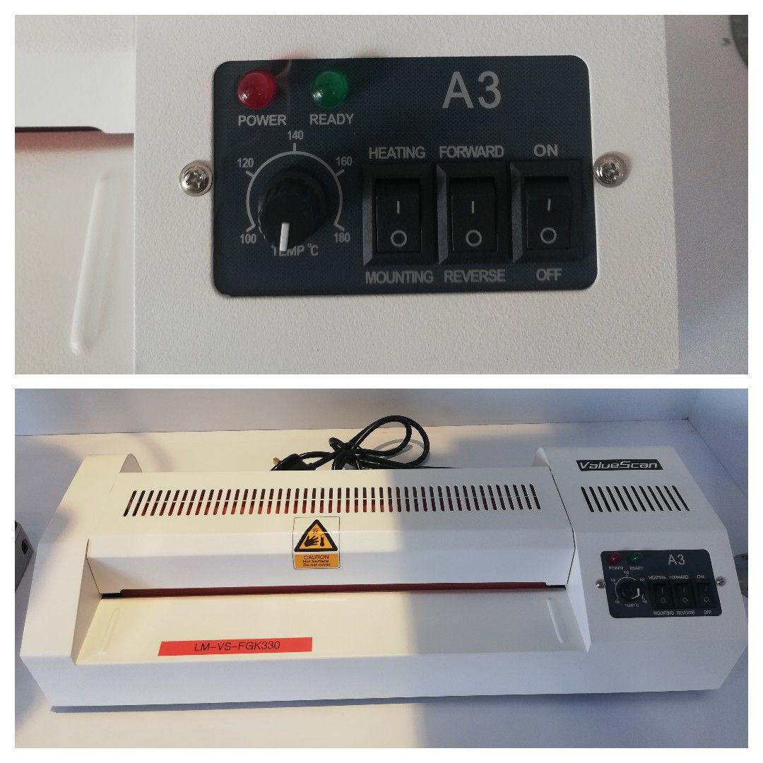 A3 Laminator Machine FGK- 330 Hot sealing & Cold mounting