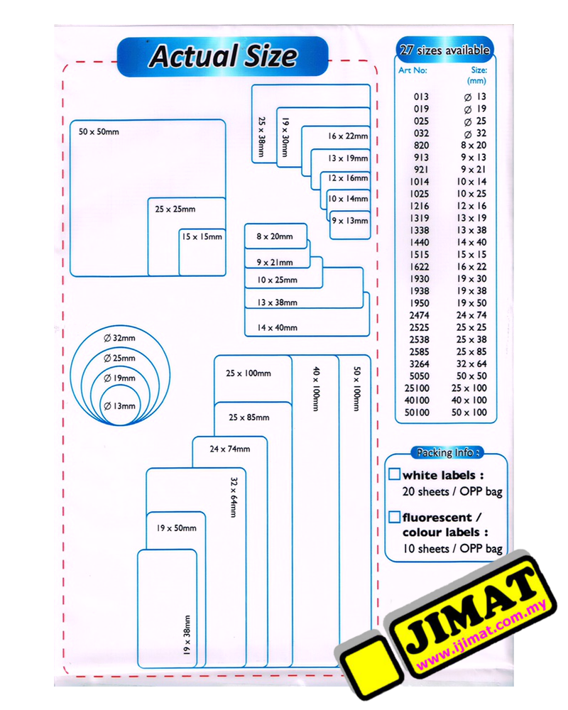 SELF ADHESIVE LABELS