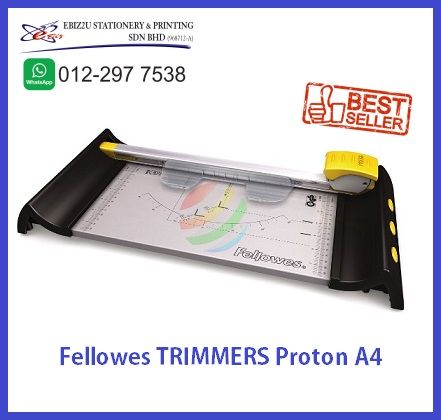 Fellowes TRIMMERS Proton A4 - 10 sheets (Paper Cutter, Paper Trimmer, Rotary Trimmer, Heavy Duty Cutter, guillotine paper trimmer, A3 Paper cutter, A4 paper cutter)