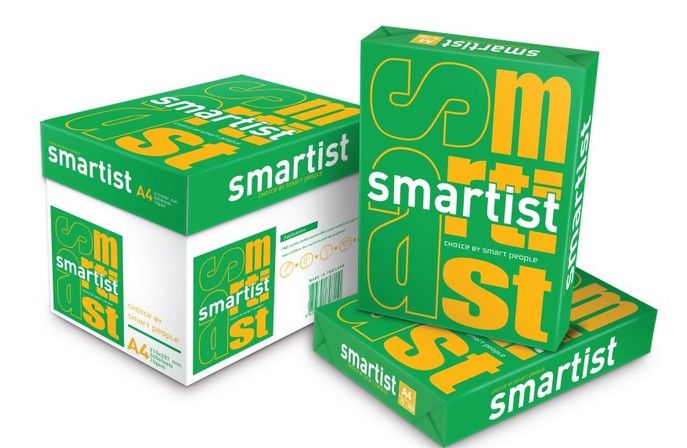 A4 Paper | 1Box/ 5 Reams - Smartist A4 Copier Paper - 70gsm (500 Sheets) Kertas A4