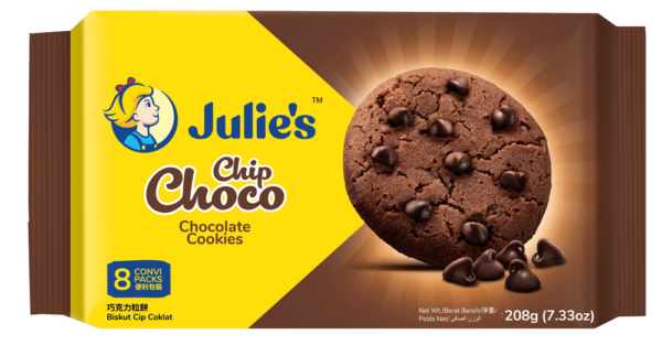 (Loose pack) Julie’s Chip Choco Cookies 208g