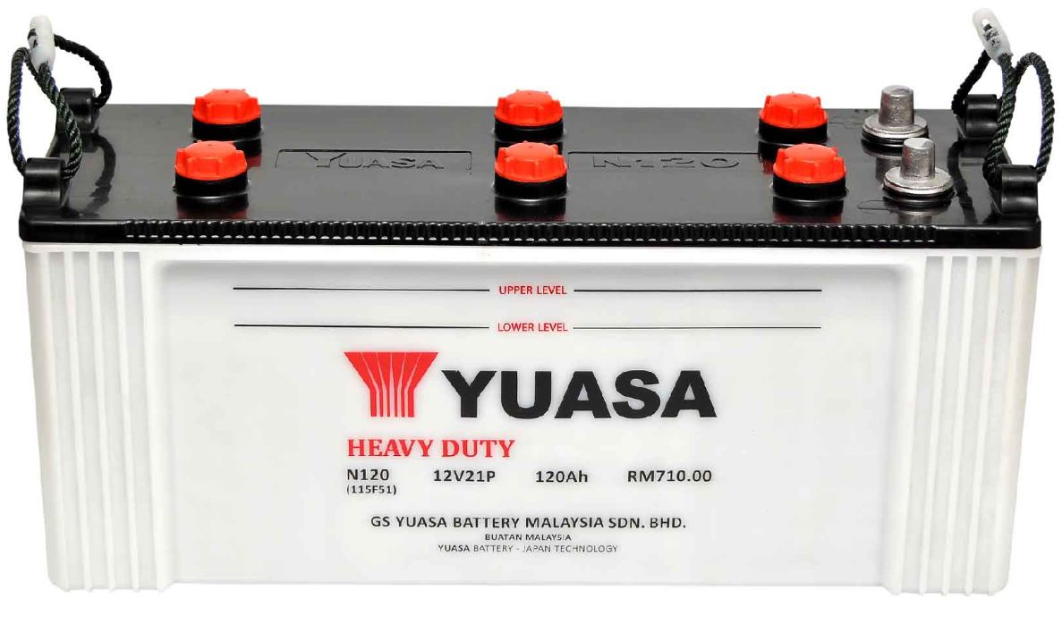 Yuasa N120 115F51 Heavy Duty Conventional Battery Car Battery