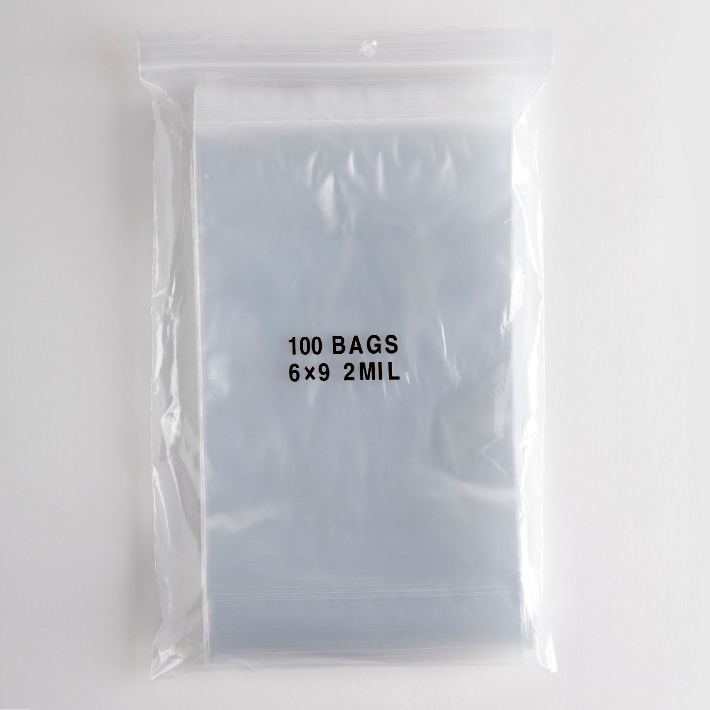 Zip Lock Plastic Bag (6X9 Inci/100 pcs)