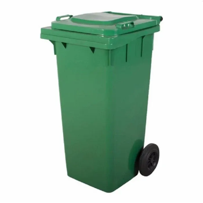 MOBILE GARBAGE BIN 120 LITERS GREEN COLOR