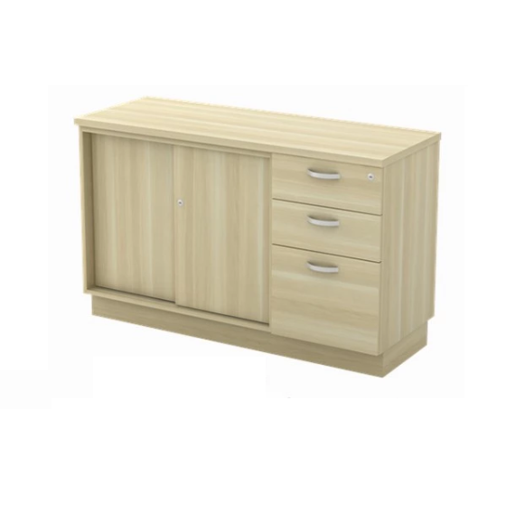 2 in 1 Swing Door + 3 Drawer Combination Low Cabinet