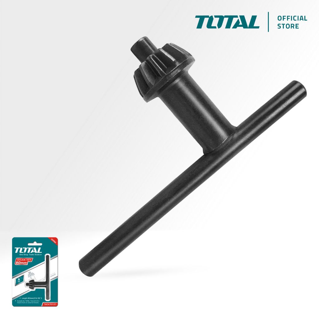 TOTAL CHUCK KEY FOR DRILL CHUCK HEAD (13MM X 80MM) TAC470131