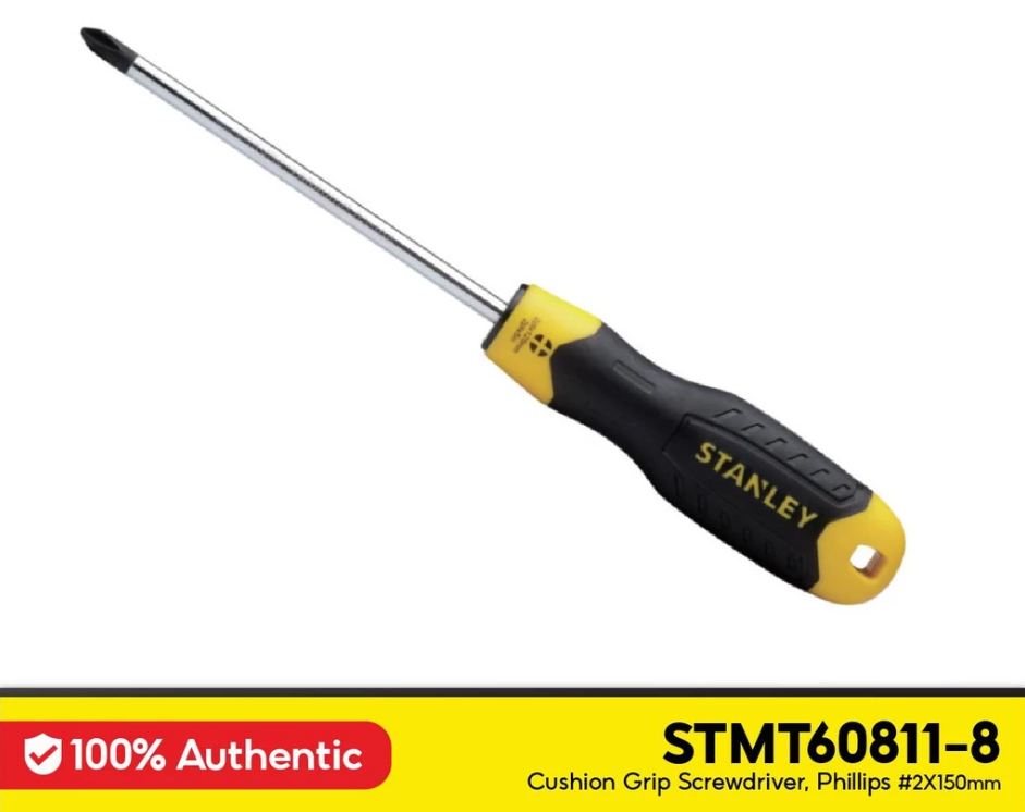 STANLEY CUSHION GRIP SCREW DRIVER STMT60811-8