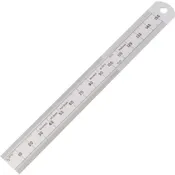 150mm/6" RIGID RUSTLESS RULEROUND END