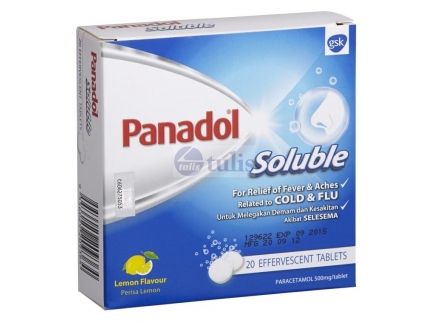 SOLUBLE Panadol Soluble Box of 20 Tabs