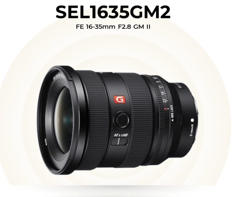 SONY SEL1635GM2 (FE 16-35MM F2.8 GM II) LENS