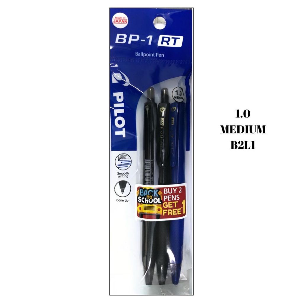 Pilot Ball Pen BP-1RT 0.7mm / 1.0mm (12Pcs/Box)