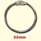 OKADA Card Ring 32mm 100 Pieces /Okada /Card Ring /32mm Card Ring /Binder Clips /Okada Card Ring /100 Pieces