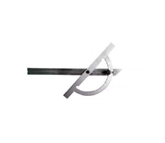 Temo 180掳 Adjustable Stainless Steel Protractor - 100*150mm