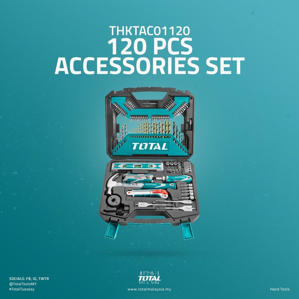 TOTAL ACCESSORIES SET (120 PCS) THKTAC01120