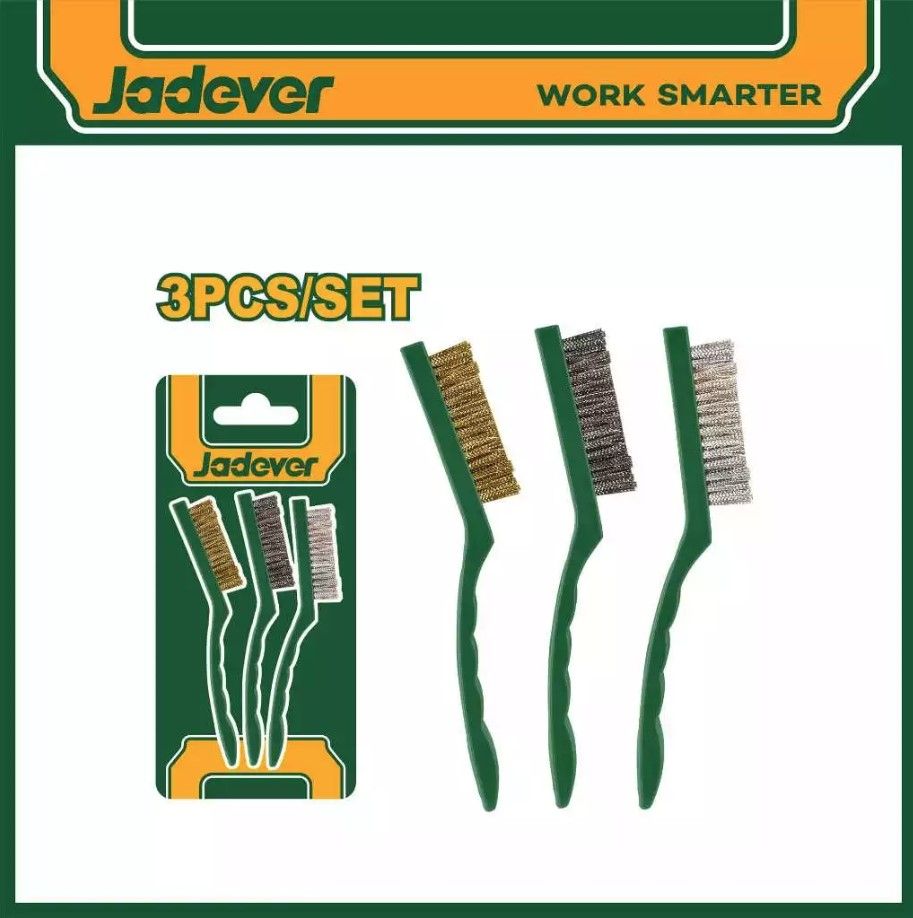JADEVER 3PCS ABRASIVE BRUSH SET JDBH3609