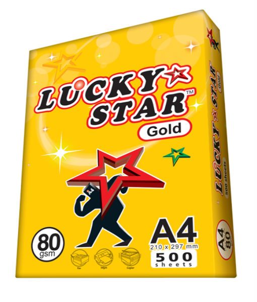 LUCKY STAR GOLD PAPER A4 80gsm (500 sheets)