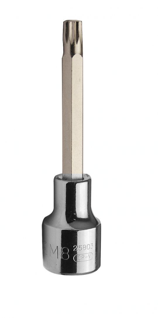 Sata 1/2” DR. 100L TRIPLE SQUARE BIT SOCKET M-10