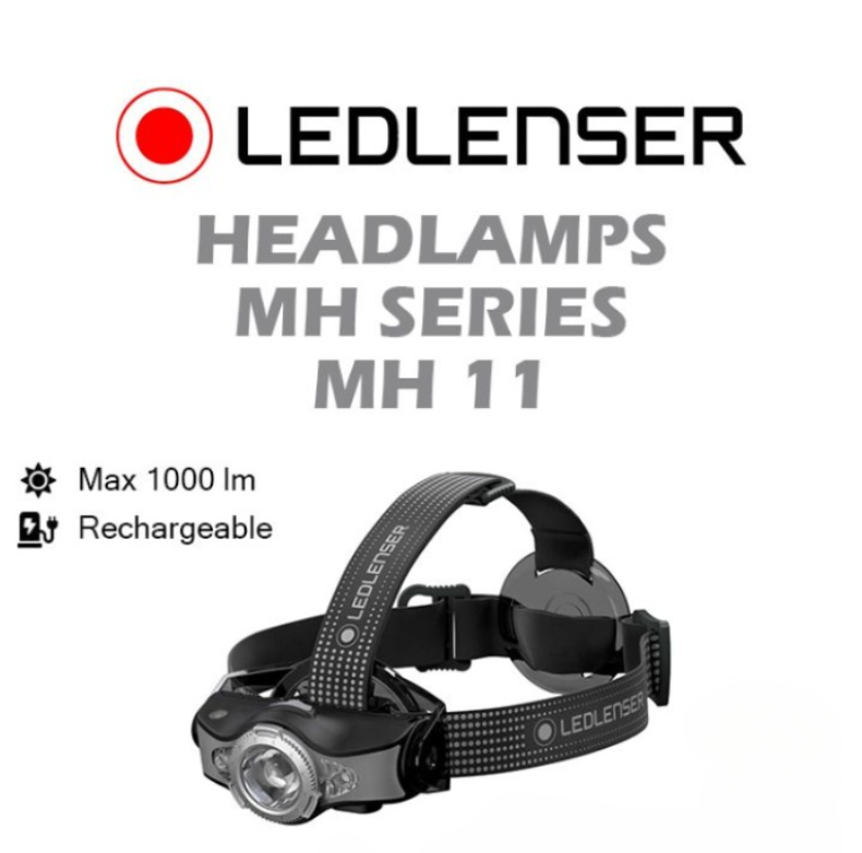 LEDLENSER RECHARGEABLE HEADLAMPS MH11