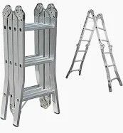 Heavy Duty Aluminium Ladder Multipurpose Folding Ladder Aluminium Tangga Lipat