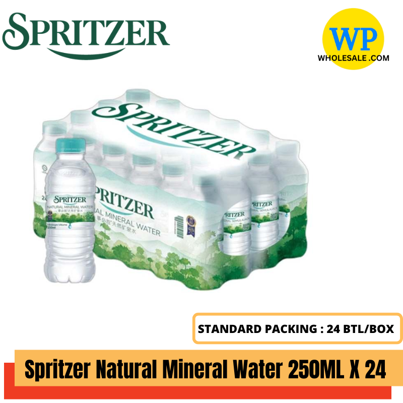 SPRITZER NATURAL MINERAL WATER (250ML X 24)