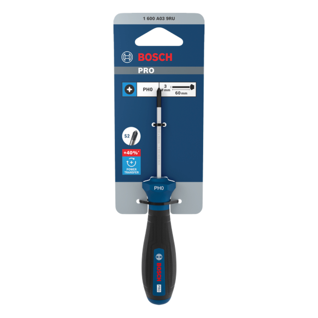 BOSCH PRO SCREWDRIVER PHILLIPS PH0 X 60 MM (1600A039RU)