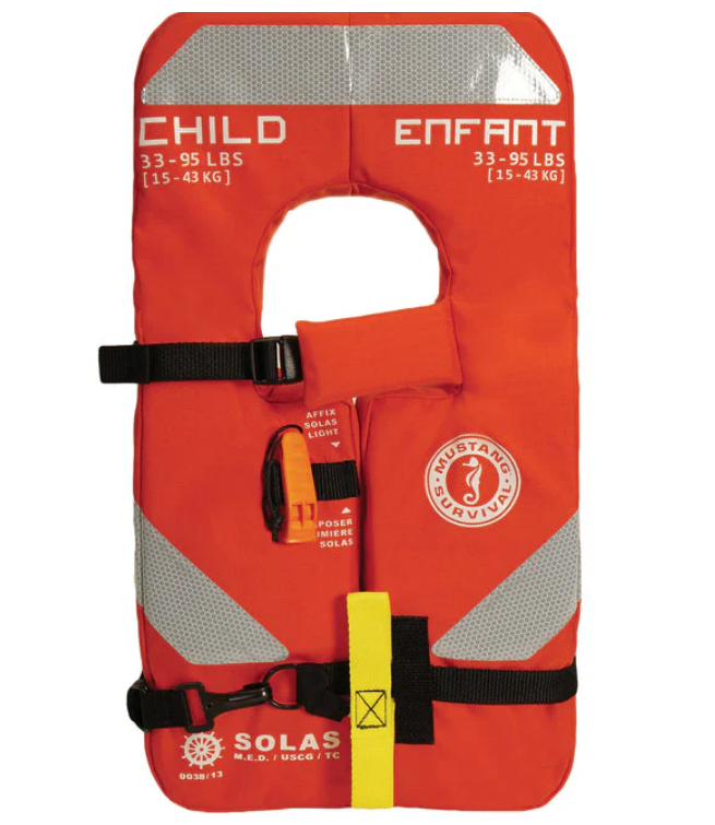 Mustang MV8035 4-ONE SOLAS Child Vest (MED/TC/USCG APPROVED)