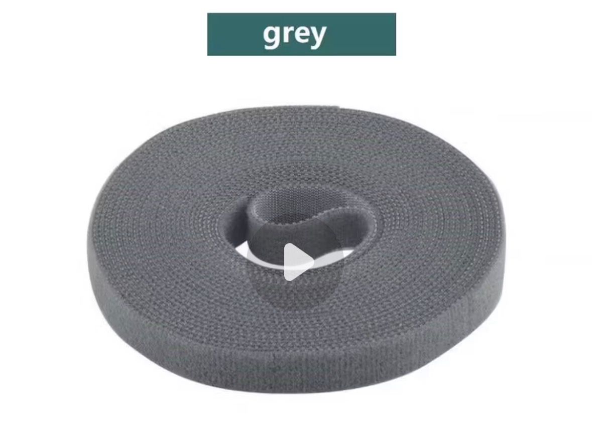5M Velcro Cable Ties Tape Loop Cord Wire Strap Organizer Pengikat Kabel